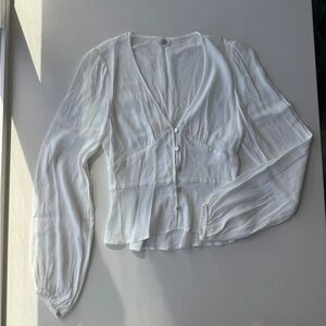 Aritzia Prairie style blouse